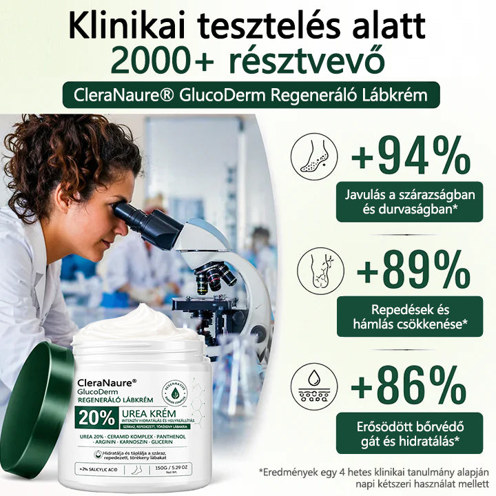 CleraNaure®GlucoDerm Regeneráló Lábkrém