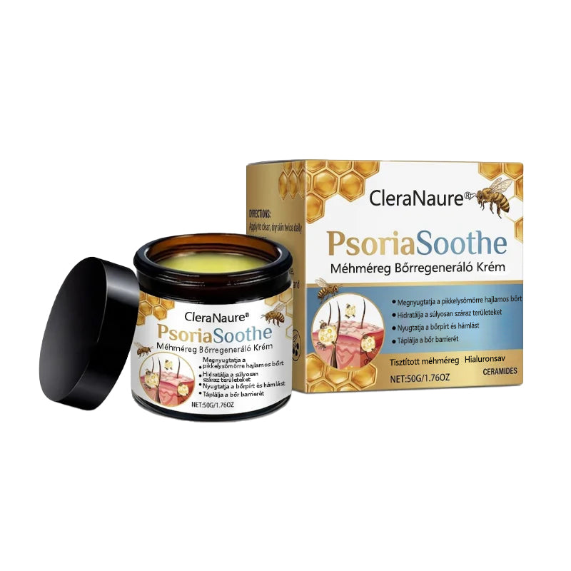 ⭐CleraNaure® PsoriaSoothe Méhméreg Bőrregeneráló Krém