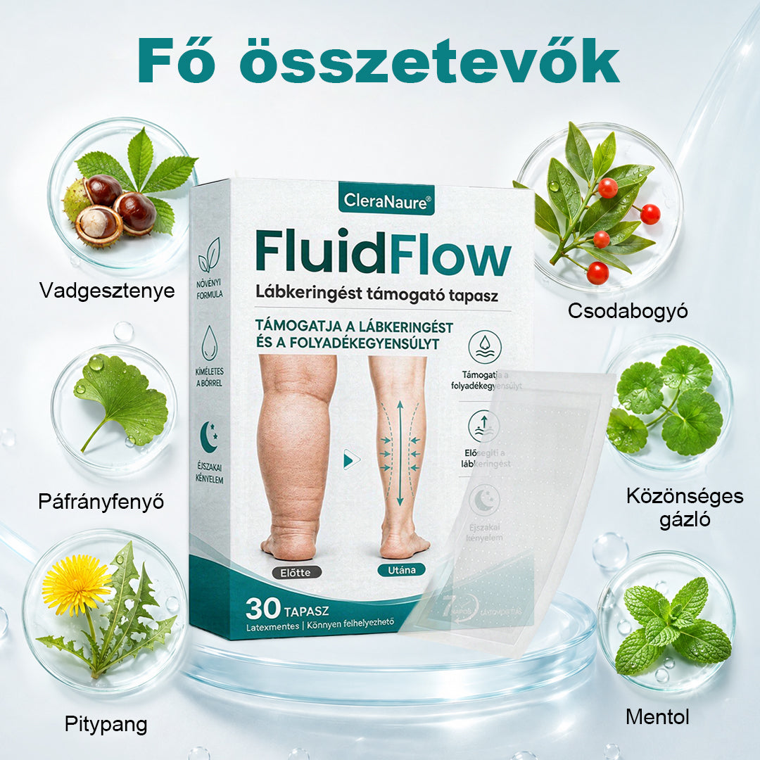 đĄïžCleraNaureÂź FluidFlow LĂĄbkeringĂ©st TĂĄmogatĂł Tapasz