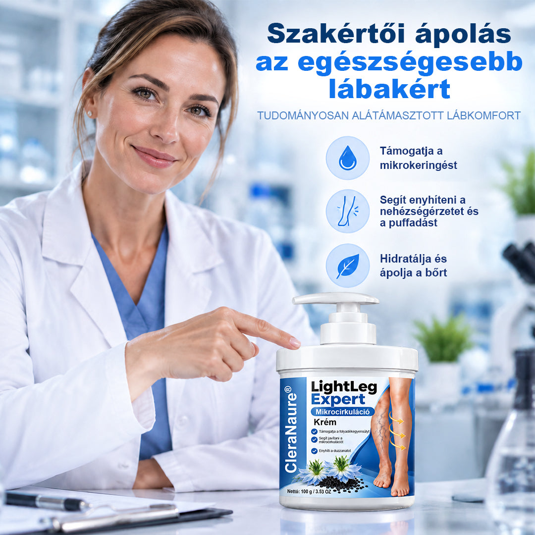 🥇CleraNaure® LightLeg Expert Mikrokeringés Krém