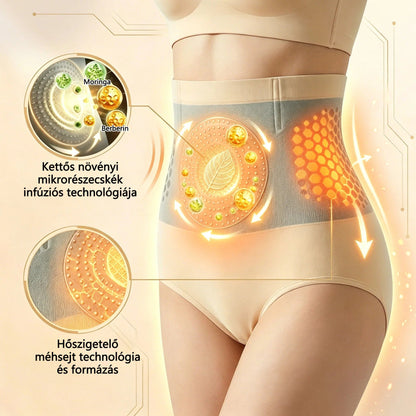 🏆Hivatalos márkabolt | CleraNaure® 2026 Moringa és Berberin 4 az 1-ben mikrorészecskés alakformáló és zsírégető rövidnadrág