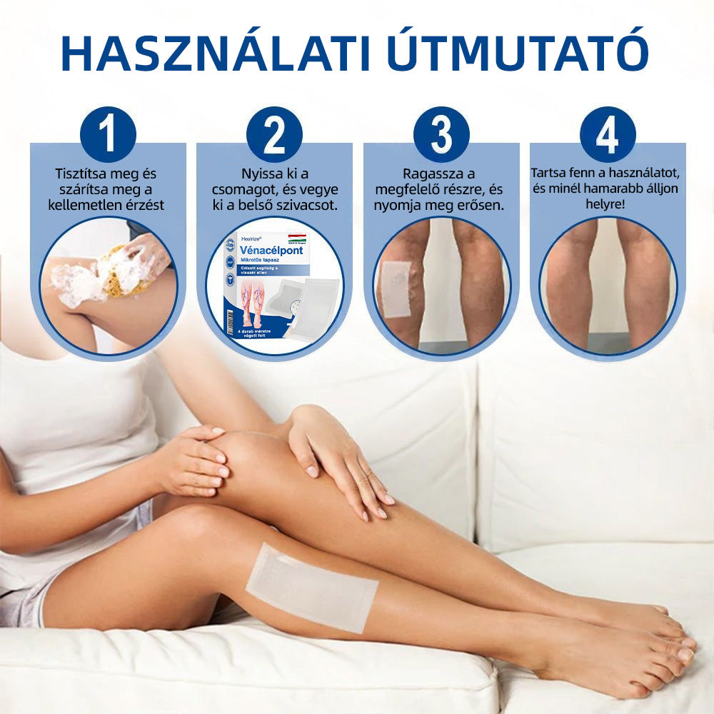 🇭🇺𝐇𝐞𝐚𝐥𝐫𝐢𝐳𝐞® 👩‍⚕️VeinTarget mikrotűs tapasz⚡☑️Azonnali enyhülés hosszú távú eredmények-🔥