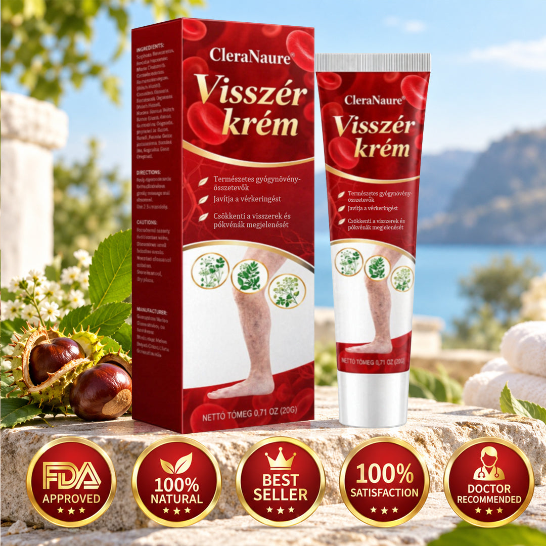 🥇CleraNaure® visszérkezelő krém