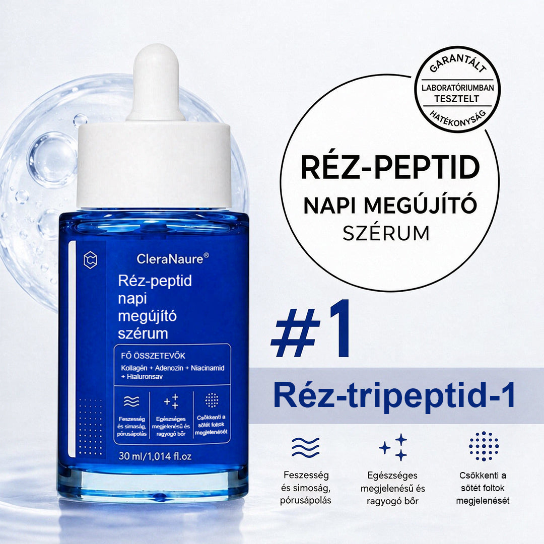 CleraNaure® Rézpeptid Napi Megújító Szérum