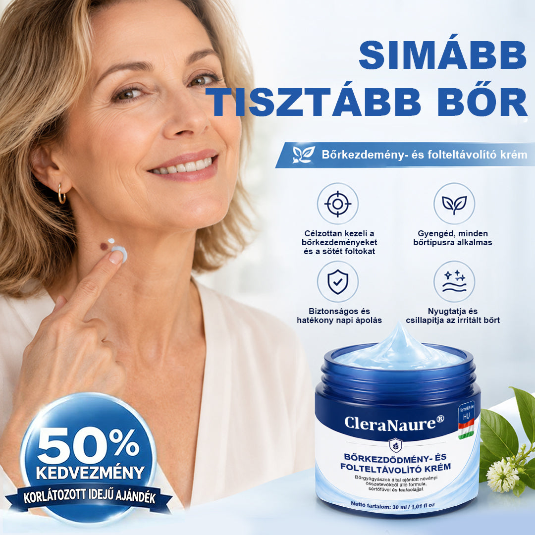 💎CleraNaure® 7 napos Bőrcímke- és Folttisztító Krém✨
