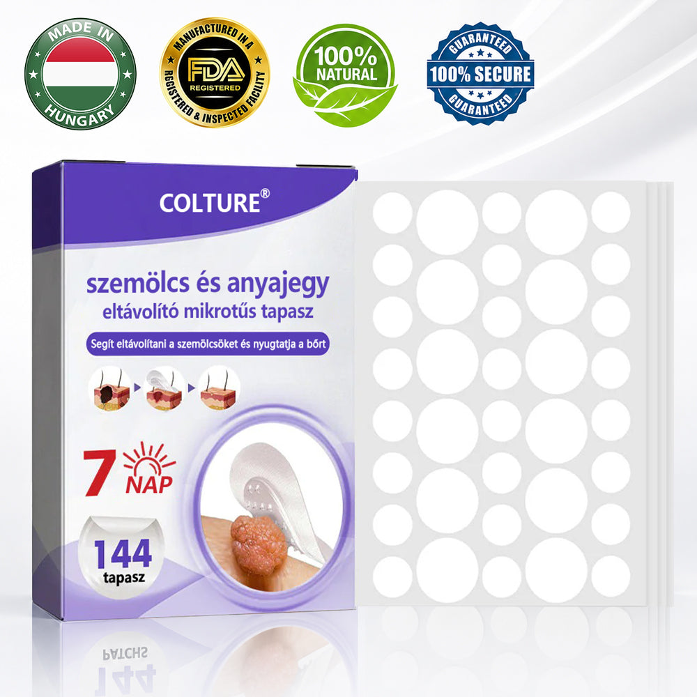 👩🏻‍⚕️COLTURE® szemölcs- és anyajegytávolító mikrotűs tapasz-🌿