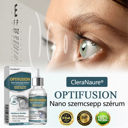 CleraNaure® Optifusion Nano Szemcsepp Szérum-A nanotechnológia visszaállítja a tiszta látást, szemüveg nélkül, műtét nélkül