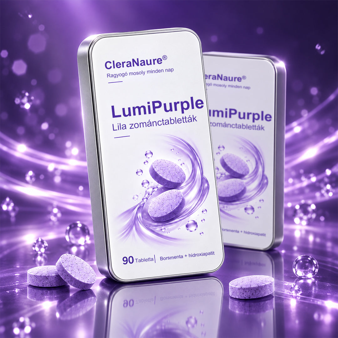 🥇CleraNaure® LumiPearl Lila Zománctabletták
