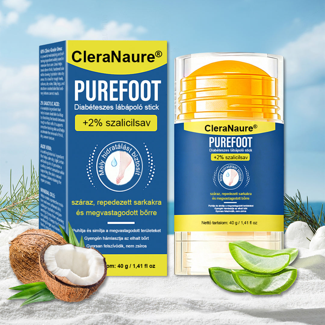 CleraNaure® PureFoot – Diabéteszes Lábápoló Stick