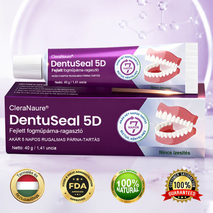 CleraNaure® DentuSeal 5D Advanced Denture Cushion Adhesive 🦷 Akár 5 napig tartó rugalmas párnázott rögzítés