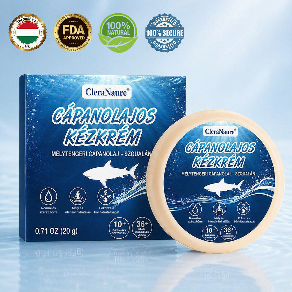 CleraNaure® Cápaolajos Kézápoló Krém