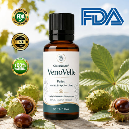 CleraNaure® VenoVelle Fejlett Érrendszeri Ápoló Olaj