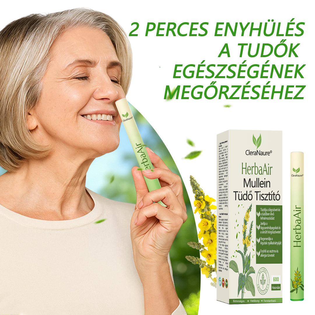 CleraNaure® HerbaAir Mullein Tüdőtisztító