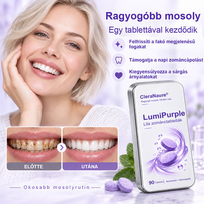 🥇CleraNaure® LumiPearl Lila Zománctabletták