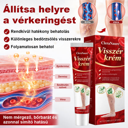 🥇CleraNaure® visszérkezelő krém