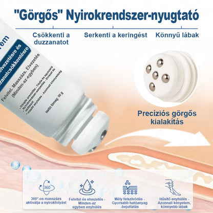 🥇CleraNature® Roll-On Pump Krém a Nyirokdrainázáshoz és Duzzanat Enyhítéséhez