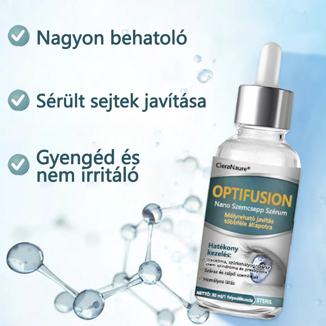 CleraNaure® Optifusion Nano Szemcsepp Szérum-A nanotechnológia visszaállítja a tiszta látást, szemüveg nélkül, műtét nélkül
