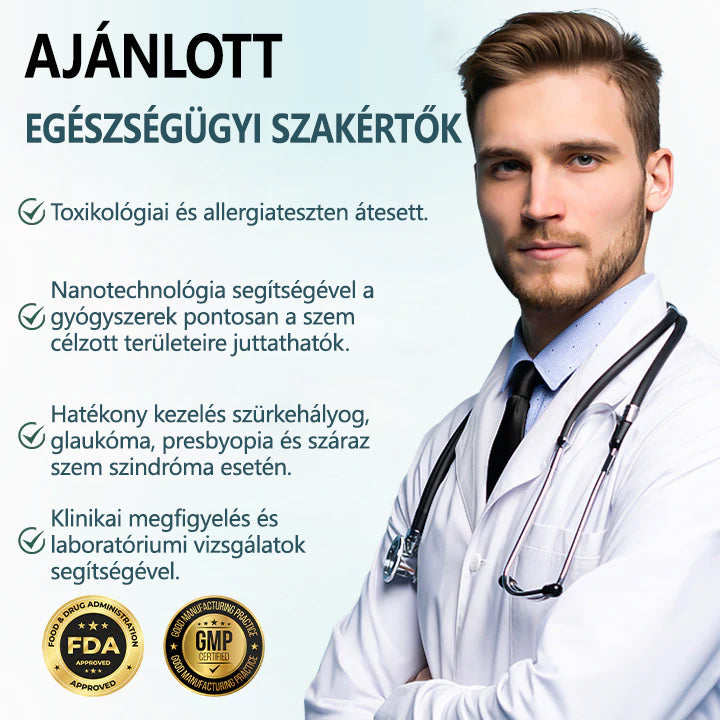 CleraNaure® Optifusion Nano Szemcsepp Szérum-A nanotechnológia visszaállítja a tiszta látást, szemüveg nélkül, műtét nélkül