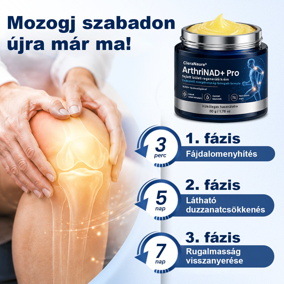 🛡️CleraNaure® ArthriNAD+ Pro Fejlett Ízületi Regeneráló Krém