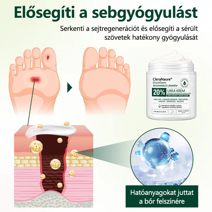 CleraNaure®GlucoDerm Regeneráló Lábkrém