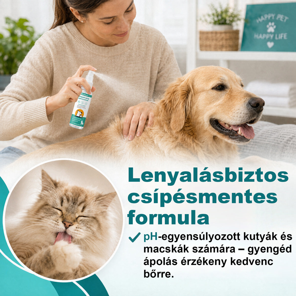 🎉 Időkorlátozott akció! 🎉 CleraNaure® Kisállat Bőrápoló Spray