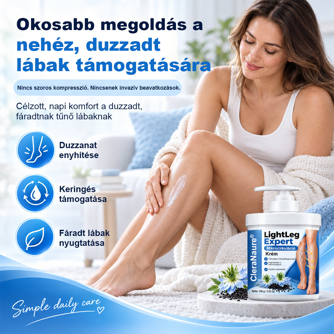 🥇CleraNaure® LightLeg Expert Mikrokeringés Krém