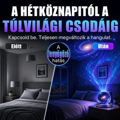🥇CleraNaure® Új generációs intelligens éjszakai fényprojektor – Dinamikus 5D holografikus látvány HD-minőségben
