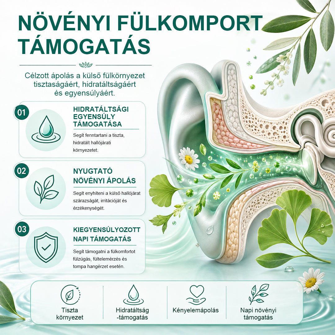 CleraNaure® OtoVance Fejlett Hallástámogató Fülcseppek 👂✨