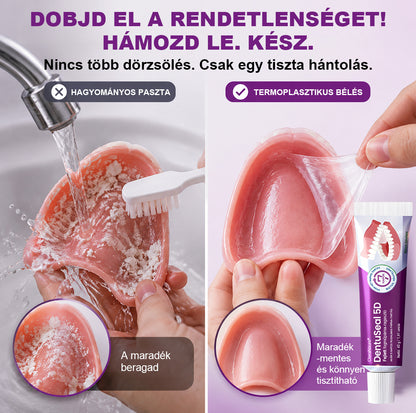CleraNaure® DentuSeal 5D Advanced Denture Cushion Adhesive 🦷 Akár 5 napig tartó rugalmas párnázott rögzítés