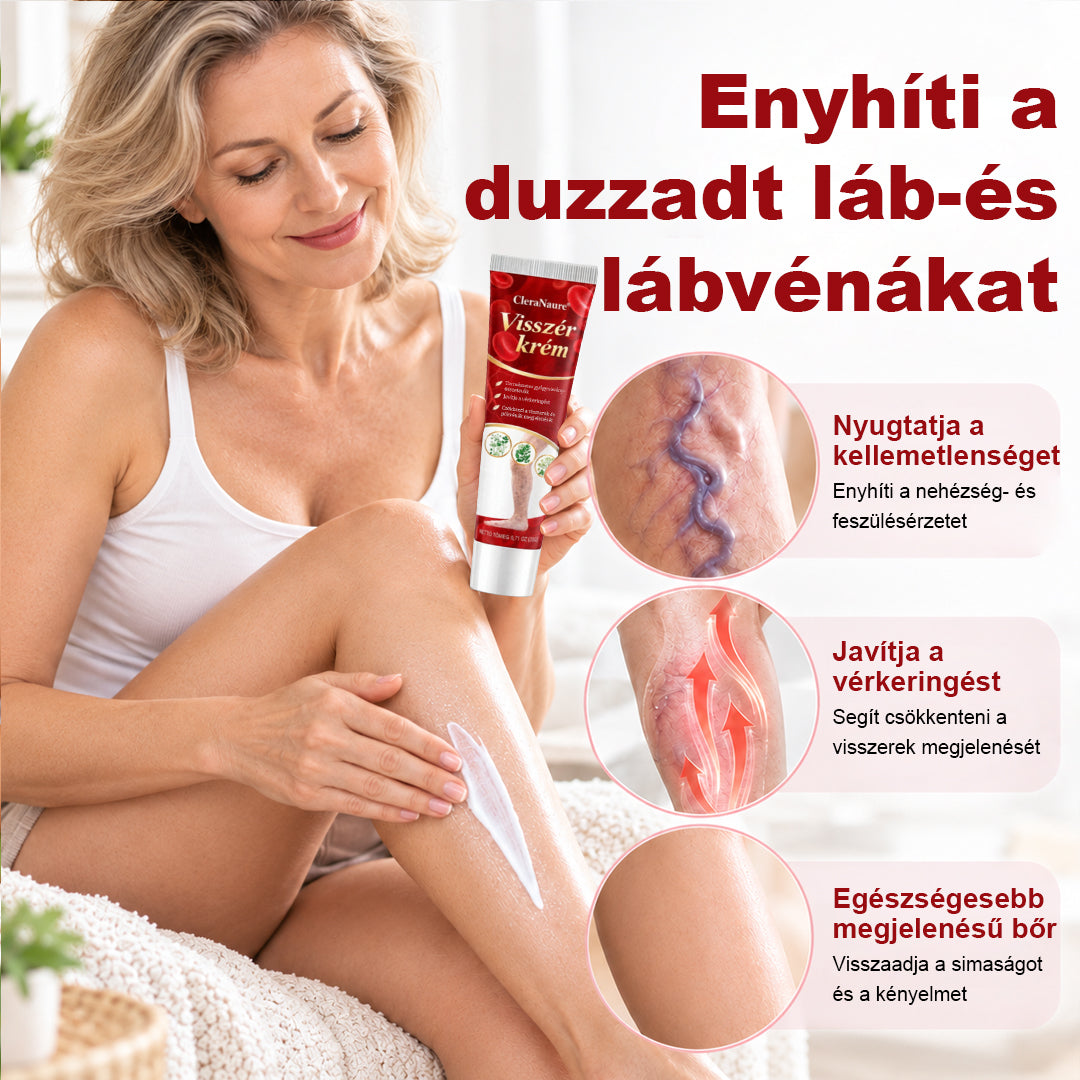 🥇CleraNaure® visszérkezelő krém
