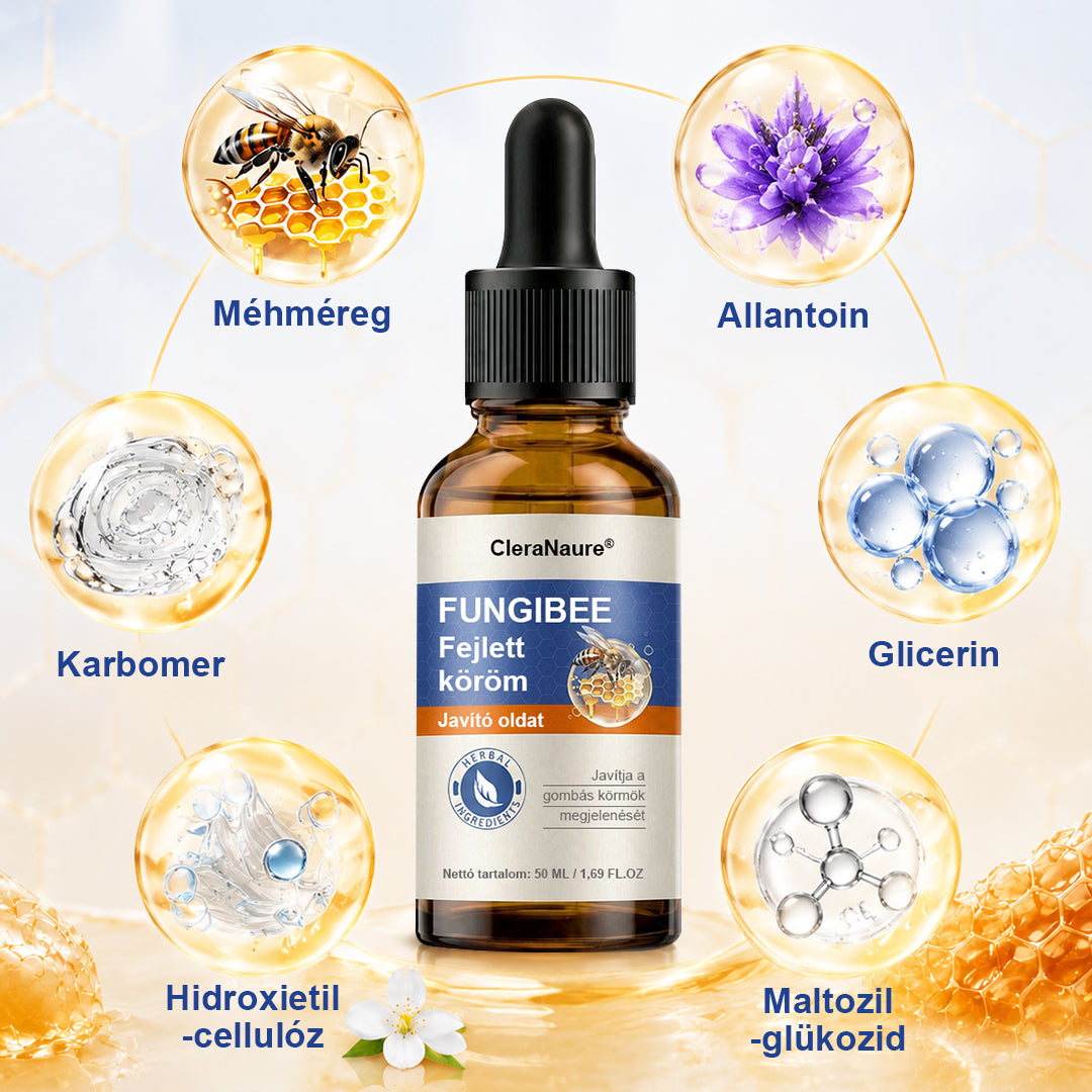 CleraNaure® FungiBee Fejlett Körömjavító Oldat