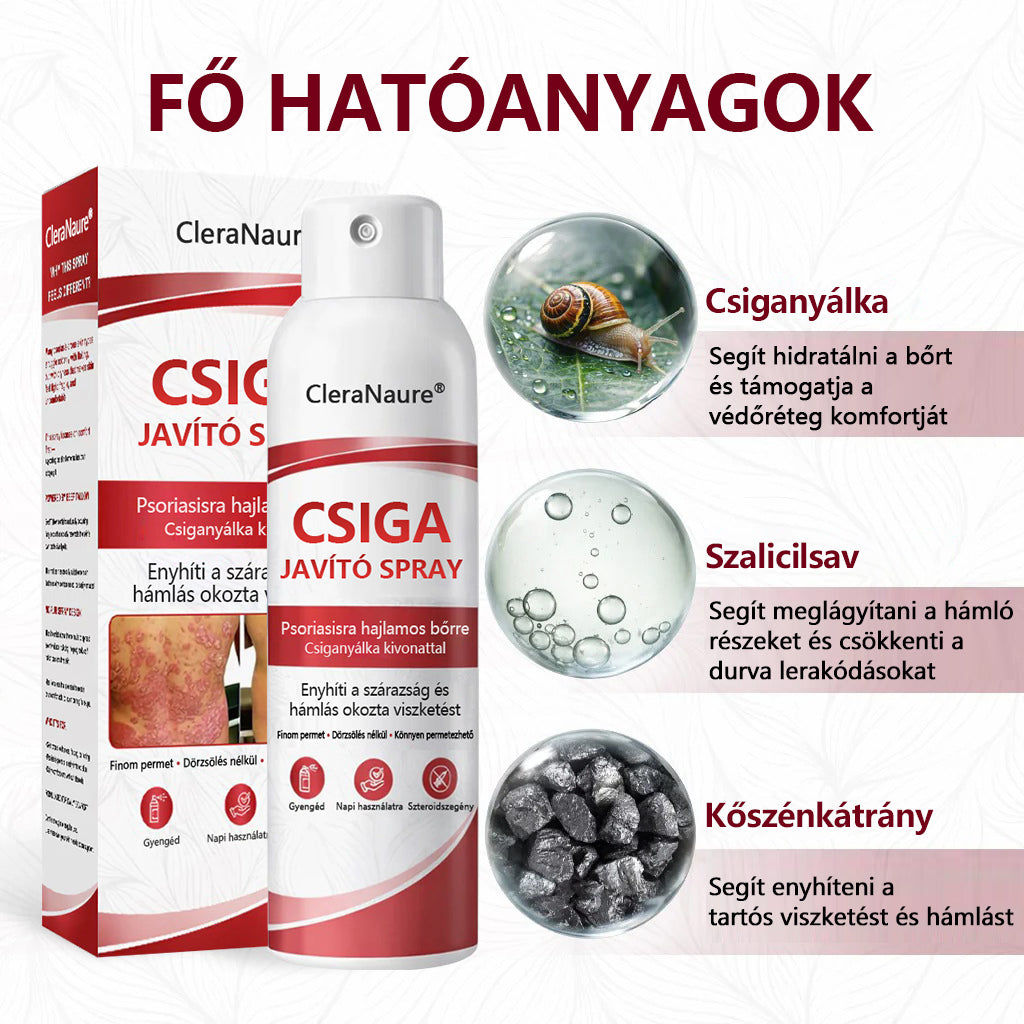 ✨CleraNature® Bálnazsír Spray Viszkető, Hámló Psoriasisra Hajlamos Bőrre