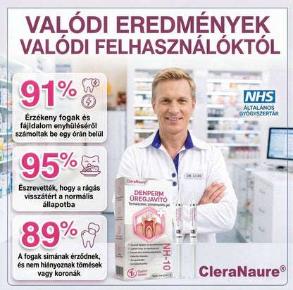 CleraNaure® DenPerm Üregjavító Természetes Zománctömő Gél