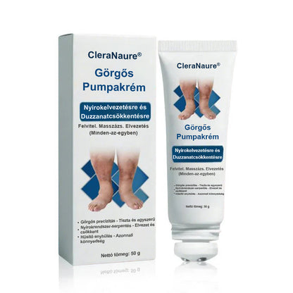 🥇CleraNature® Roll-On Pump Krém a Nyirokdrainázáshoz és Duzzanat Enyhítéséhez