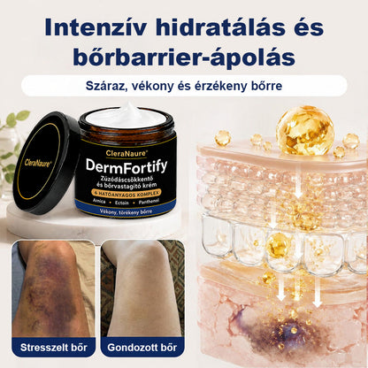 CleraNaure® DermFortify – Fejlett véraláfutás-halványító és bőrvastagító krém vékony, törékeny bőrre
