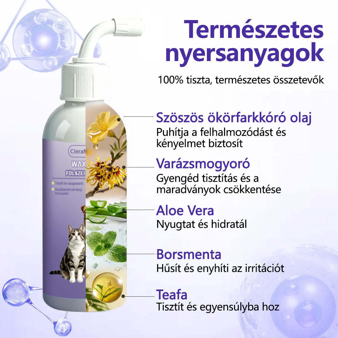 🌟CleraNature® WaxLift állati fülöblítő