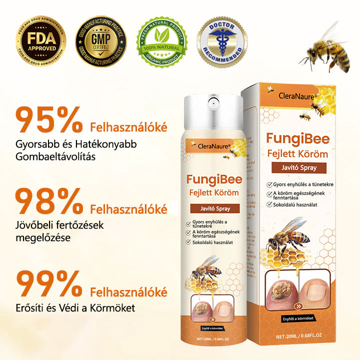 🫧CleraNaure® FungiBee Fejlett Körömjavító Spray