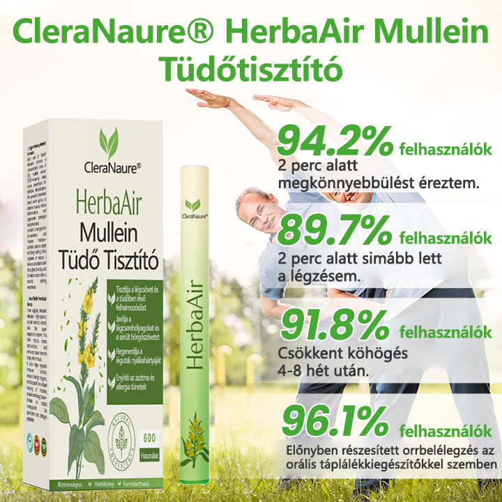 CleraNaure® HerbaAir Mullein Tüdőtisztító