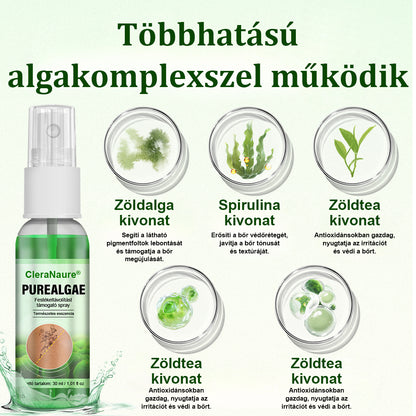 🛡️CleraNaure® Tiszta Algás Festékeltávolító Támogató Spray 🌿 — Búcsúzz el a régi tetoválópigmentektől 💚, Halványítsd a makacs festéket ✨, Helyreállítja és kisimítja a kezelt bőrt 💧, Lézermentes ✅, Próbáld ki most! 🔥