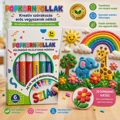 Spóroljon 50%-ot, ha még ma rendel 丨💎Healrize® 3D Relief Art Pen – Változtassa lapos rajzait megérinthető 3D művészetté