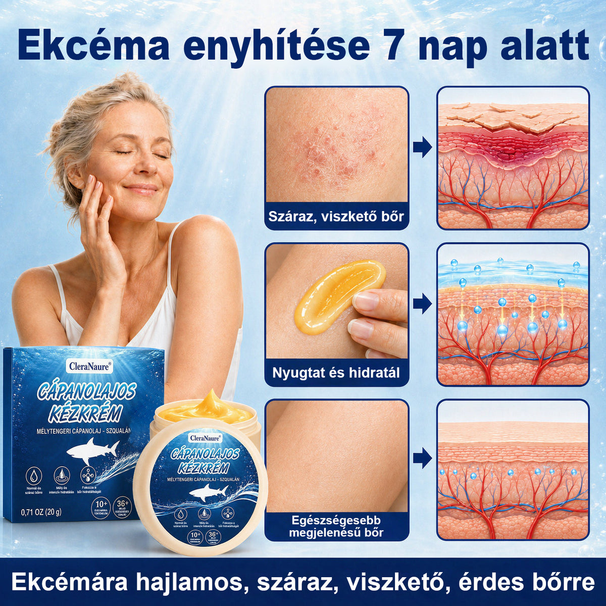 CleraNaure® Cápaolajos Kézápoló Krém