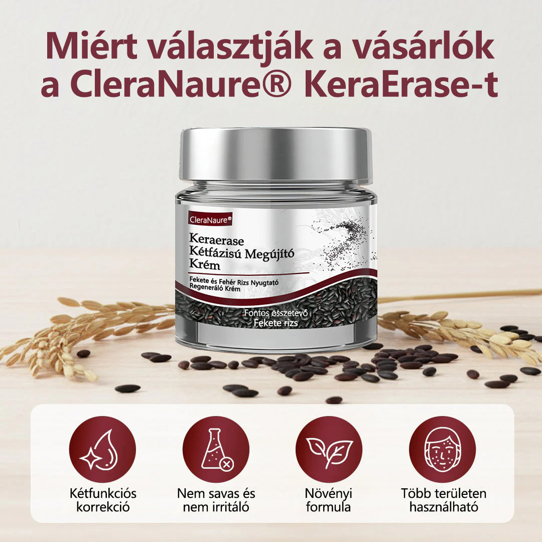 ⭐CleraNaure® KeraErase - Kettős hatású bőrfiatalító krém