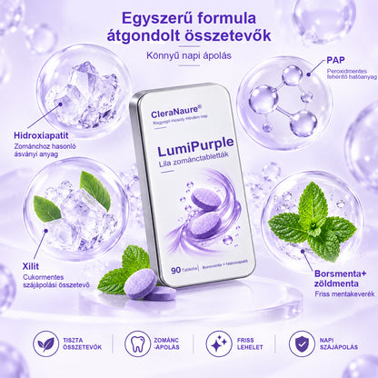 🥇CleraNaure® LumiPearl Lila Zománctabletták