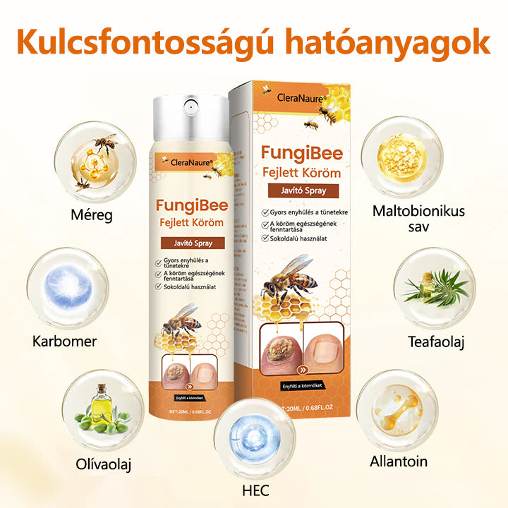 🫧CleraNaure® FungiBee Fejlett Körömjavító Spray