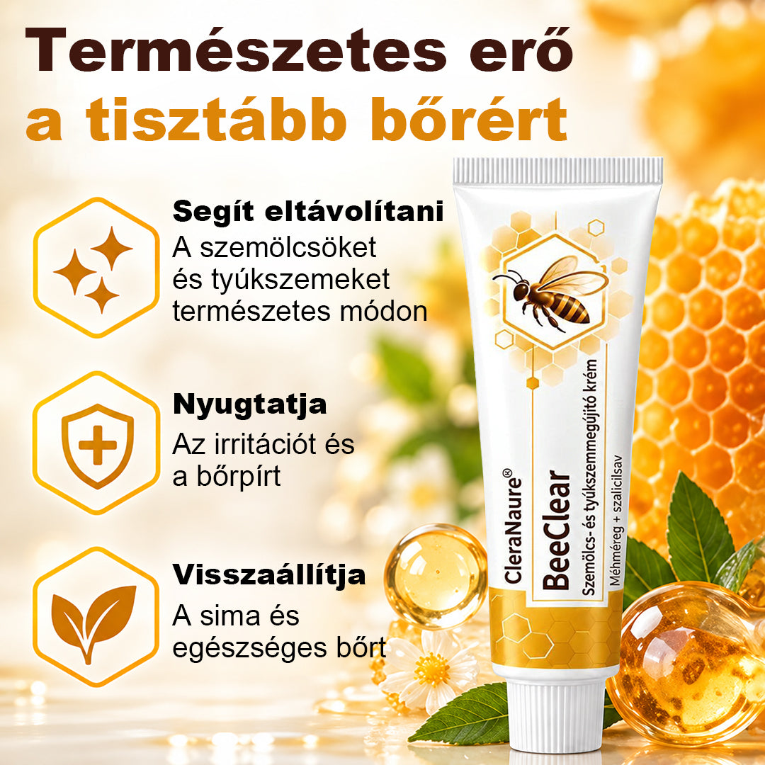 💧CleraNaure® BeeClear Szemölcs- és Tyúkszemmegújító Krém