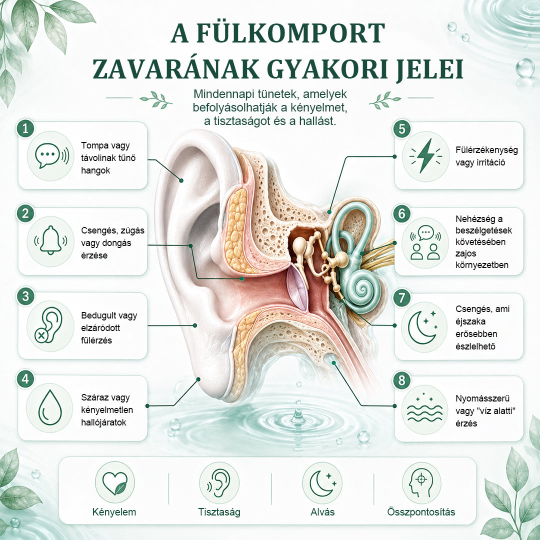CleraNaure® OtoVance Fejlett Hallástámogató Fülcseppek 👂✨