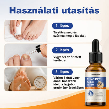 CleraNaure® FungiBee Fejlett Körömjavító Oldat