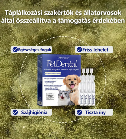 🛡️[Hivatalos áruház] CleraNaure® Pet Dental & Digestive Health Oral Liquid – Frissíti a leheletet, eltávolítja a fogkövet, elősegíti az íny regenerálódását és stabilizálja a fogakat (macskák és kutyák számára) – Ma 80% kedvezménnyel!