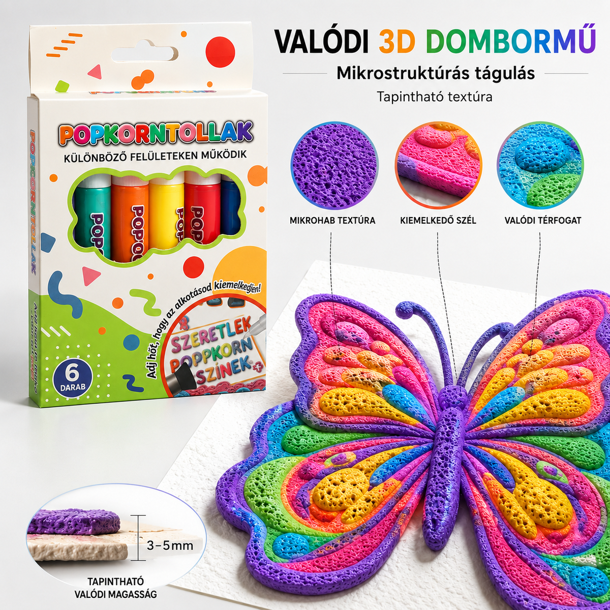 Spóroljon 50%-ot, ha még ma rendel 丨💎Healrize® 3D Relief Art Pen – Változtassa lapos rajzait megérinthető 3D művészetté