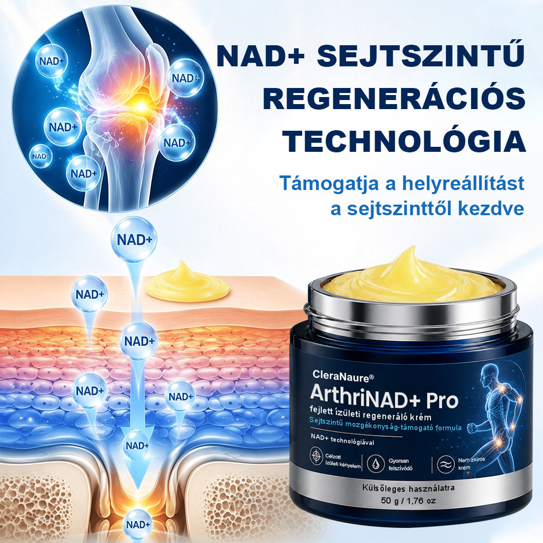 🛡️CleraNaure® ArthriNAD+ Pro Fejlett Ízületi Regeneráló Krém